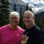 Pat and Marlyn at Glacier National Park